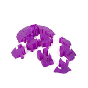 Puzzle Vesuvio stampato 3D viola 16 pezzi