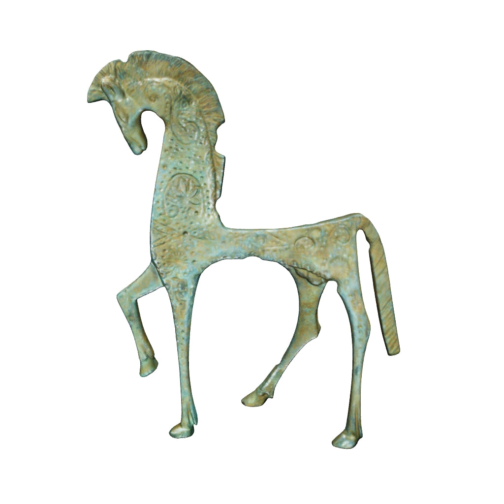 Greek Horse Bronze Statuette