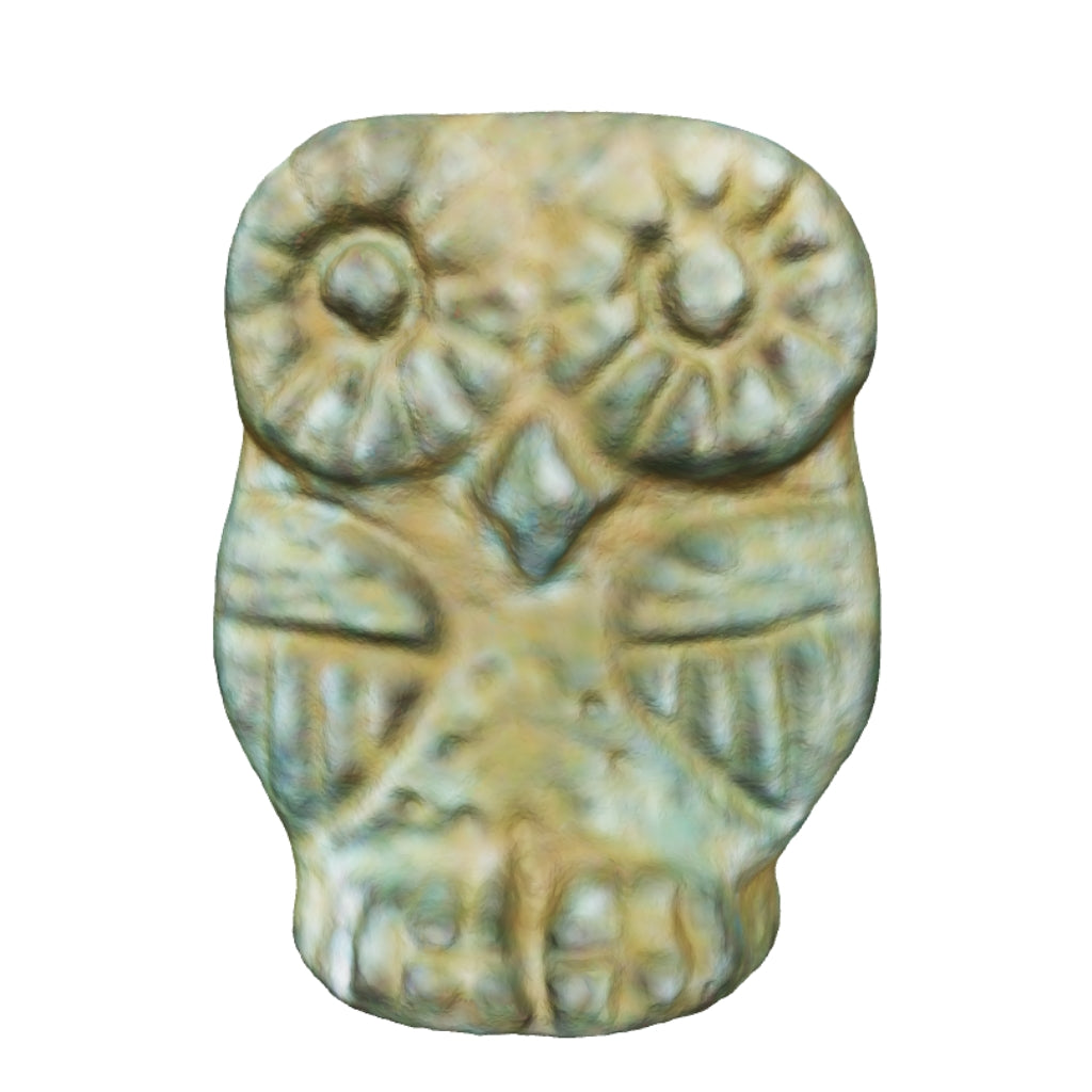 Owl Bronze Statuette